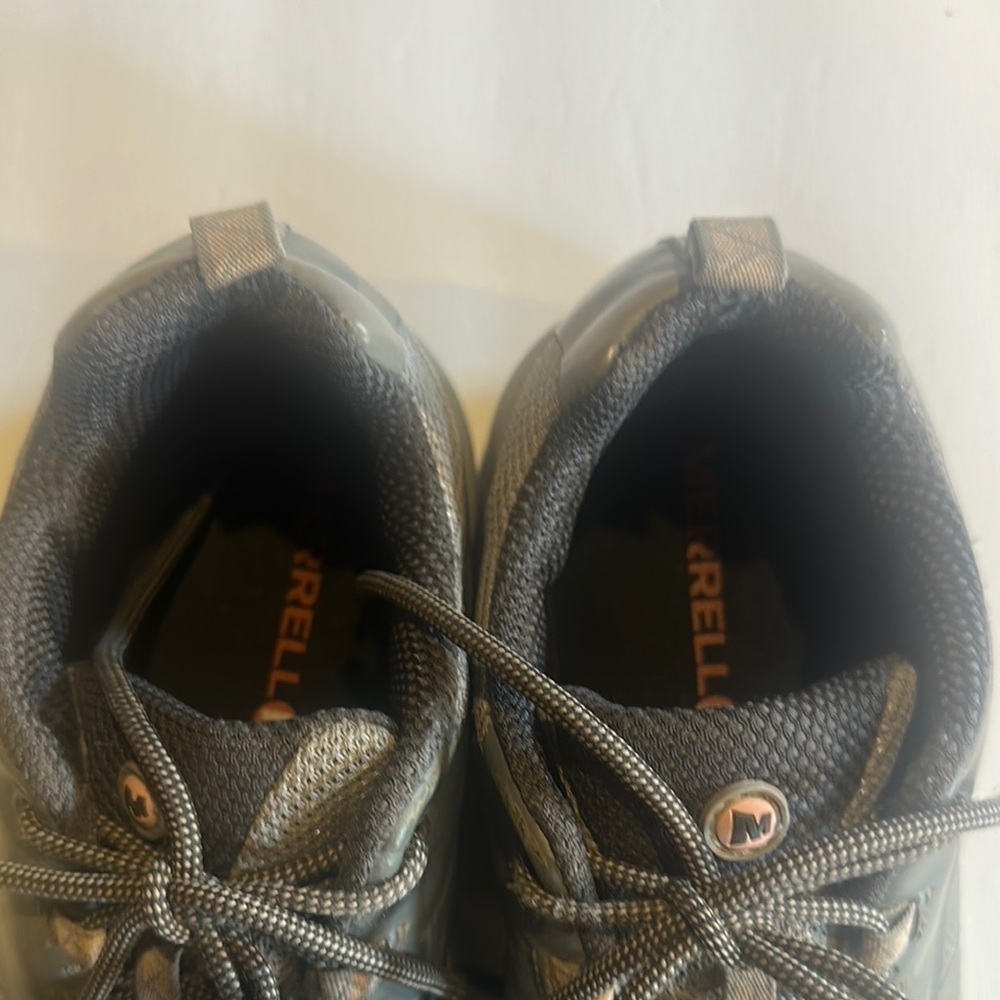 Merrell Gray light pink Siten Athletic Shoes wi Sturdy Design J46612 mesh laceup - Picture 7 of 10